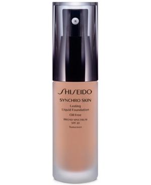 Shiseido Synchro Skin Lasting Liquid Foundation, 1.1 Oz.