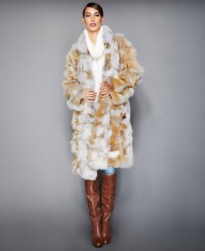 The Fur Vault Plus Size Coyote-fur Coat