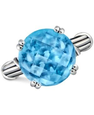 Peter Thomas Roth Blue Topaz Ring (12 Ct. T.w.) In Sterling Silver