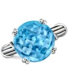 Peter Thomas Roth Blue Topaz Ring (12 Ct. T.w.) In Sterling Silver