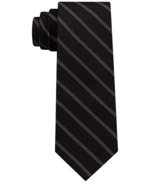 Dkny Men's Level Stripe Silk Slim Tie