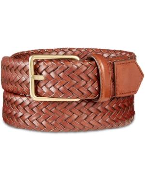 Cole Haan Men's Woven Leather Belt