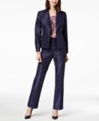 Le Suit One-button Shine Pantsuit