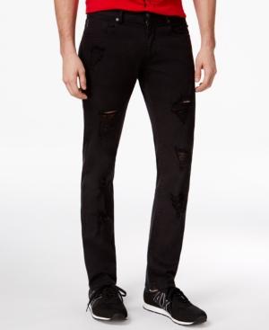 Armani Exchange Men's Stretch Destroyed Jeans