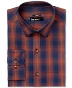 Bar Iii Men's Slim-fit Stretch Easy-care Ombre Twill Plaid Dress Shirt, Only At Macy's