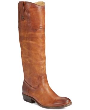 Frye Carson Button Riding Boots Women's Shoes