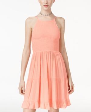 American Rag Juniors' Smocked Fit & Flare Dress, Created For Macy's