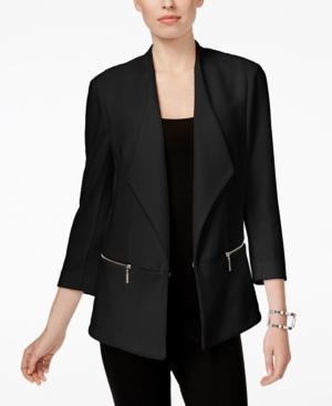 Inc International Concepts Zip-pocket Draped Jacket, Only At Macy's