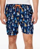 Tommy Bahama Men's Naples Port St. Marin Sailboat-print Swimsuit