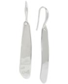 Robert Lee Morris Soho Silver-tone Stick Linear Drop Earrings