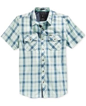Guess Men's Hunter Plaid Short-sleeve Shirt