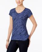 Style & Co Petite Printed T-shirt, Only At Macy's