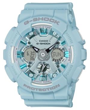 G-shock Women's Analog-digital Light Blue Resin Strap Watch 45.9mm