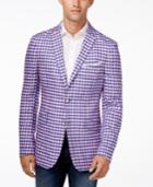 Tallia Men's Viking Slim-fit Plaid Sport Coat