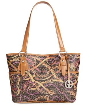 Giani Bernini Signature Bridle Tulip Tote, Created For Macy's