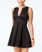 Emerald Sundae Juniors' Pleated Skater Dress