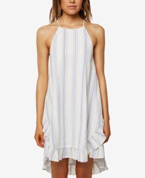 O'neill Juniors' Rooney Cotton Striped Ruffle Dress
