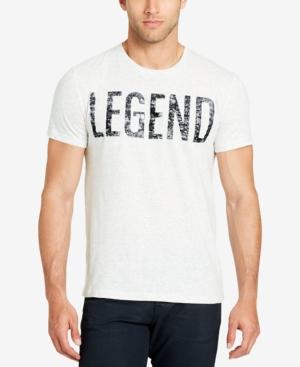 William Rast Men's Distressed Legend Graphic-print T-shirt