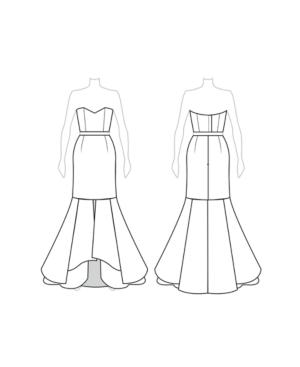 Customize: Remove Straps - Fame And Partners Strapless Two-piece Dress
