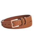 Calvin Klein Jeans Woven Strip Double Keeper Belt