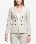 Dkny Double-breasted Blazer, Created For Macy's