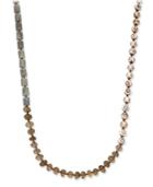 Paul & Pitu Naturally Multi-stone Beaded Rope Necklace