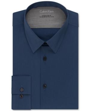 Calvin Klein X Extra Slim Cypress Solid Dress Shirt