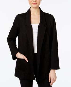Alfani Open-front Ponte Jacket, Only At Macy's