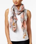 Steve Madden Watercolor Floral Scarf