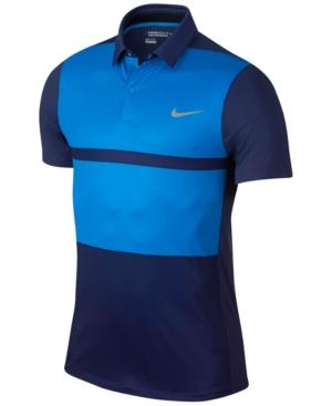 Nike Men's Mm Fly Framing Block Slim-fit Golf Polo