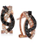Le Vian Exotics Gladiator Weave Diamond Earrings (9/10 Ct. T.w.) In 14k Rose Gold