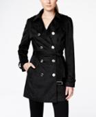 Calvin Klein Faux-suede Double-breasted Trench Coat
