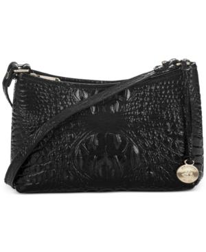 Brahmin Anytime Mini Melbourne Embossed Leather Shoulder Bag