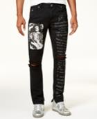 American Stitch Men's Hendrix Ripped Black Jeans