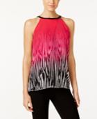 Calvin Klein Printed Halter Top