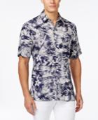 Tasso Elba Tropical-print Shirt, Only At Macy's
