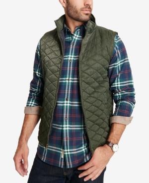 Weatherproof Vintage Men's Quilted Full-zip Stand-collar Vest, Created For Macy's