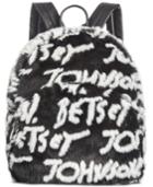 Betsey Johnson Faux Fur Backpack