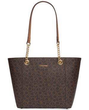 Calvin Klein Hayden Large Signature Tote