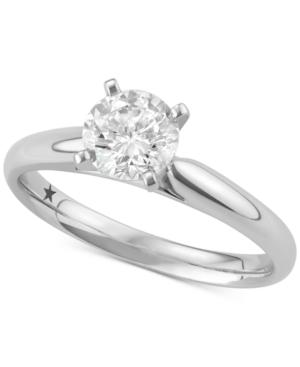 Macy's Star Signature Diamond Solitaire Engagement Ring (3/4 Ct. T.w.) In 14k White Gold