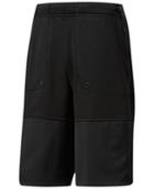 Adidas Men's Mesh-overlay Basketball Shorts