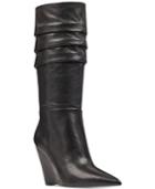 Nine West Vernese Slouch Wedge Boots Women's Shoes