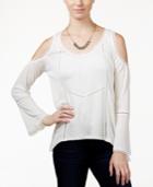 American Rag Cold-shoulder Peasant Top, Created For Macy's