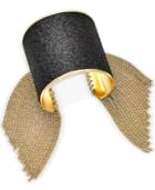 Thalia Sodi Gold-tone Glitter Fringe Cuff Bracelet, Only At Macy's