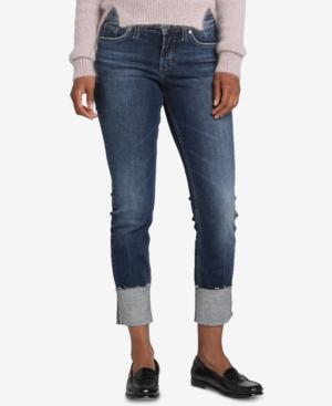 Silver Jeans Co. Elyse Slim Cuffed Jeans