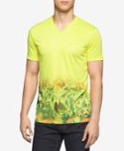 Calvin Klein Men's Graphic Print V-neck T-shirt