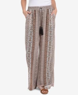 Ny Collection Printed Wide-leg Pants