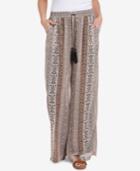 Ny Collection Printed Wide-leg Pants