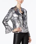 Inc International Concepts Petite Sequined Jacket, Only At Macy's