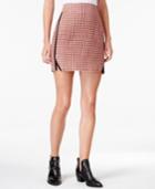 Maison Jules Houndstooth-print Mini Skirt, Created For Macy's